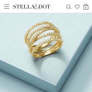 Stella and Dot Stellar Pave Ring